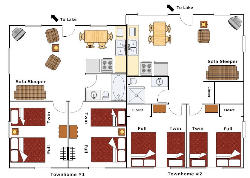 Beach Townhome Layouts